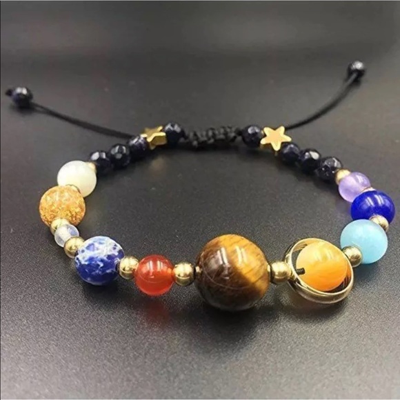 Jewelry - Solar System Space Galaxy Bracelet planets Jewelry - Solar System Space Galaxy Bracelet planets
